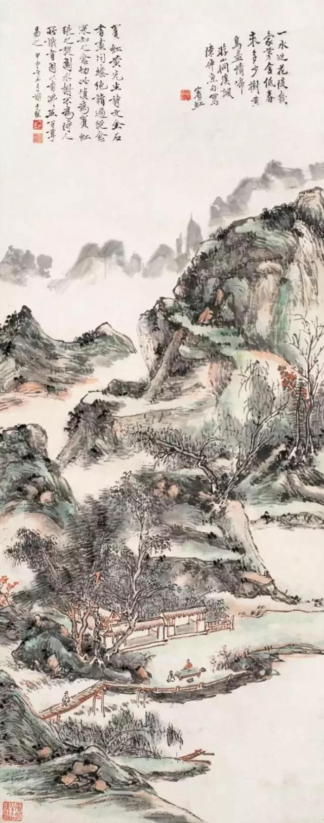 赏心悦目——分享一组黄宾虹最美山水画