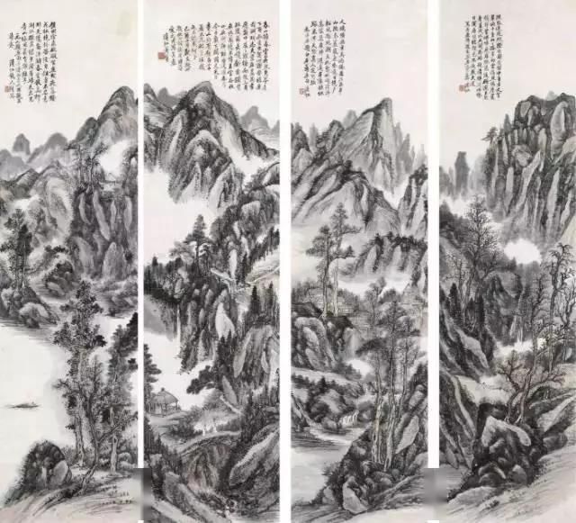 赏心悦目——分享一组黄宾虹最美山水画