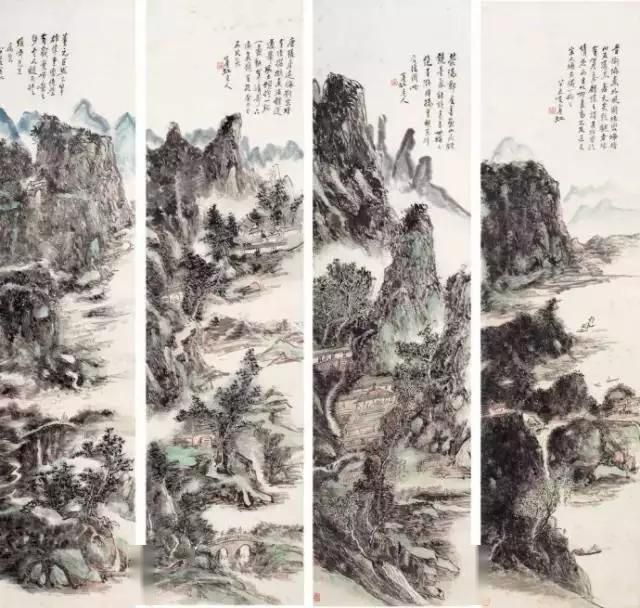 赏心悦目——分享一组黄宾虹最美山水画