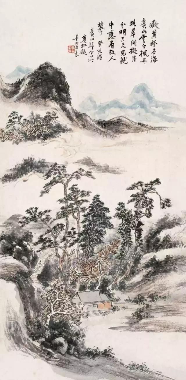 赏心悦目——分享一组黄宾虹最美山水画