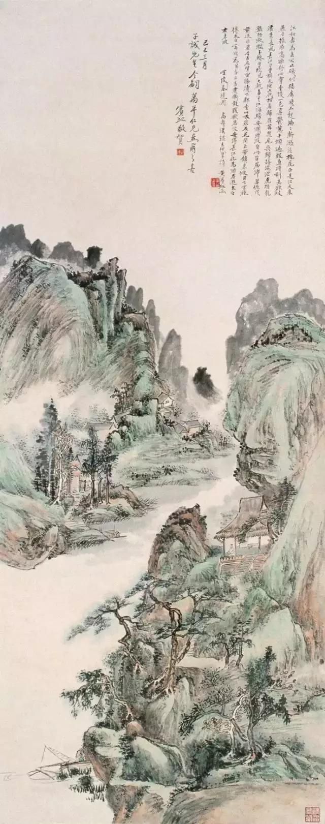 赏心悦目——分享一组黄宾虹最美山水画