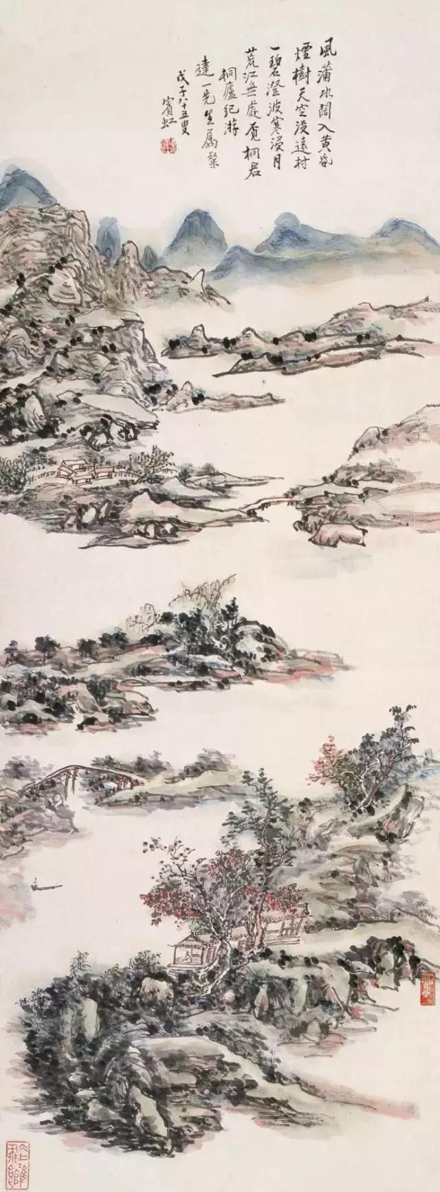 赏心悦目——分享一组黄宾虹最美山水画