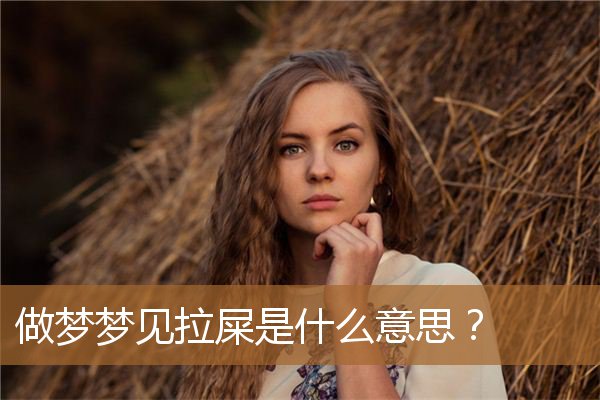 做梦梦见拉屎是什么意思啊（梦见自己拉屎并看到屎）